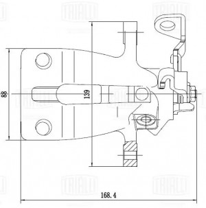 Суппорт торм. для а/м Opel Zafira A 99- зад. прав. d38мм CF 032120 CF032120 TRIALLI