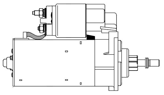 Стартер для а/м VAG Transporter T4 (90-) 1.9D/2.4D/2.5TDI/2.5i 1,7кВт (LSt 1898) LST 1898 START VOLT