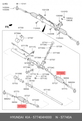 ПЫЛЬНИК 57740-4H000 577404H000 HYUNDAI KIA
