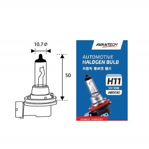 Лампа головного света Avantech H11 12V 55W AB0032 AVANTECH