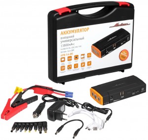 BOOSTER 13800МАЧ Airline/ Аккумулятор внешний (Booster),2хUSB 5V 2A 12V/16V/19V  APB-14-06 AIRLINE