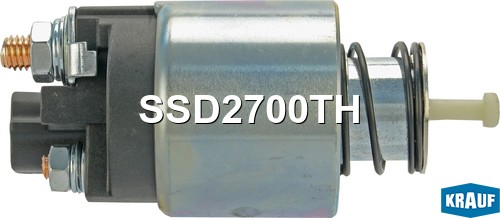 Реле втягивающее HYUNDAI Solaris (10-) KIA Rio (11-) стартера KRAUF SSD2700TH KRAUF