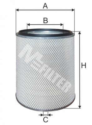 фильтр воздушный ! H389 D281 d170 \ RVI MAGNUM AE420/520 A523 MFILTER AUTOMOTIVE FILTERS