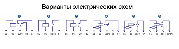 Реле стартера для а/м ВАЗ 1118 (4-х конт.) "АВАР" 752377710 AVAR