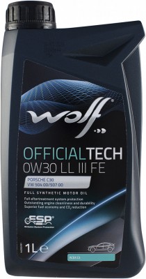 WOLF OFFICIALTECH 0W30 LL III FE 1L PORSCHE C30 VW 504.00/507.00 VW TL 52 545 1044342 WOLF