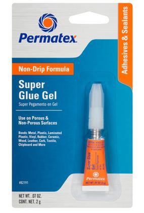 Клей-супер универсальный гель 2г Super Glue Gel PERMATEX 82191 PERMATEX