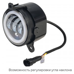 Фара светодиод, регулир.свет.гр-ца, Лада 2170-72, Газель, 32W Б,ДХО, кмпл 2шт. P ALED076 AIRLINE