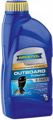 Масло моторное для 2-х тактных двигателей лодок RAVENOL OUTBOARD Fullsynth синт. 1151200-001 RAVENOL