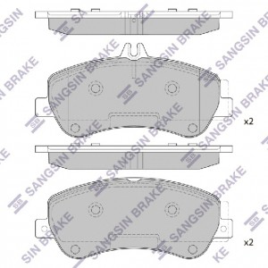 Колодки передние MERCEDES GLK X204 08-15 SP2330 SP2330 SANGSIN