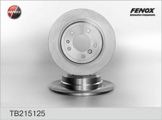 Диск тормозной BMW 5 (E34) 88-97 TB215125 FENOX