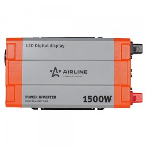 Преобразователь напряжения (инвертор) 12-220V 1500Вт AIRLINE API150008 AIRLINE