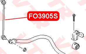 FO3905S Тяга стабилизатора передней подвески FO3905S VTR