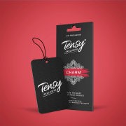 ароматизатор! TENSY (TA-37) подвесной, картон (эксклюзив) 'Шарм'\ TA37 TENSY