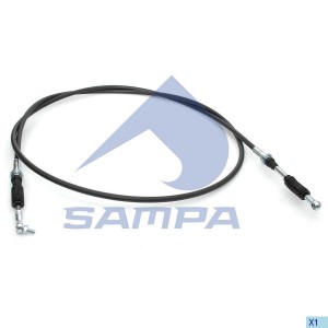 Трос MAN TGA,TGS переключения КПП L=3267мм SAMPA 021.433 SAMPA
