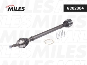 Привод в сборе правый AUDI A3/SKODA OCTAVIA/VW GOLF/BORA 1.9TD 96- (GKN 303162)  GC02004 MILES