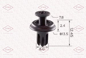 КРЕПЛЕНИЕ ОБШИВКИ MAZDA MAZDA3 /MAZDA5 TJB1118 TATSUMI