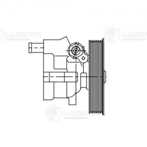 Насос ГУР ам Renault Logan (08-),Duster (11-),Megane (96-) 1.6i,2.0i LPS0902 LPS 0902 LUZAR