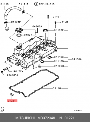 заглушка головки блока цилиндров полукруглая!\ Mitsubishi MD372348 MITSUBISHI