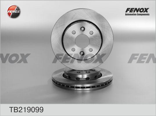 Диск тормозной передний  2шт TB219099 FENOX