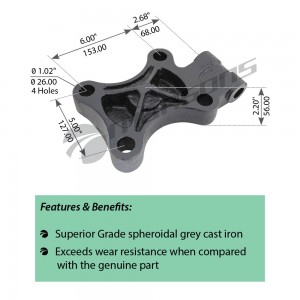 MERITOR: FLEXAIR FL9000HLL пластина под стремянку 780.395 MANSONS