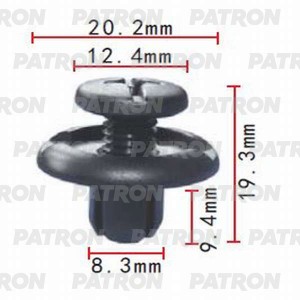 TOYOTA LEXUS SUZUKI КРЕПЛЕНИЕ ЛОКЕРА P370061 PATRON