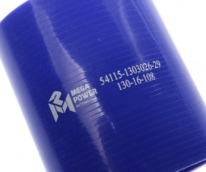 Патрубок КАМАЗ радиатора нижний (L=90мм,d=66) силикон MEGAPOWER 13016108 MEGA POWER