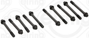к-кт болтов ГБЦ! 10шт.\ Toyota Carina/Corolla/Avensis 1.6/1.8 16V 87-00 708.210 ELRING