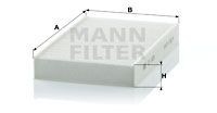 Фильтр воздушный салона RENAULT Fluence (10-) NISSAN Juke (11-) MANN CU1629 MANN FILTER