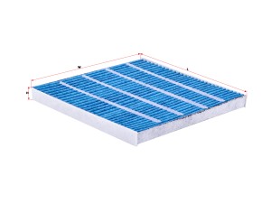 Фильтр салона антибактериальный Ag+ CAB-1101 SAKURA