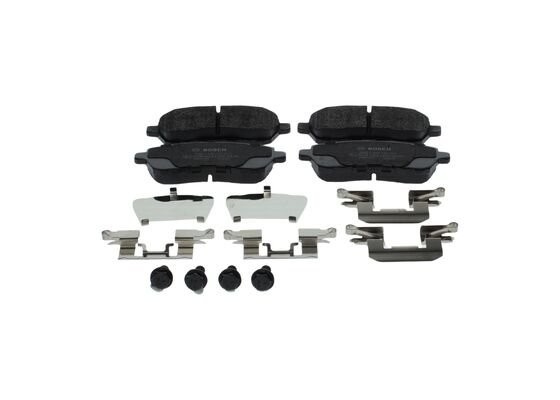 Колодки тормозные FORD Fiesta (08-) передние (4шт.) BOSCH 0 986 494 652 BOSCH