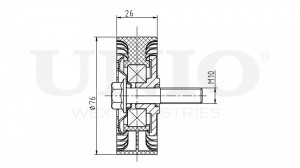 Ролик натяжной приводного ремня TNS-10167 UNIO