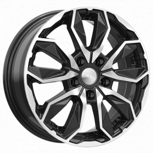 Скад Сочи 16.0 / 6.0J PCD 5x114.30 ET 51.00 ЦО 67.10 Литой / Черный с полированн 3160705 SKAD