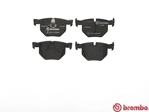 Колодки тормозные P06033 P06033 BREMBO