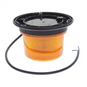 Маяк импульсный 12/24V светодиодный стационарный желтый MEGAPOWER 37034004 MEGA POWER