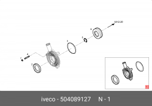 крышка сапуна!\IVECO DAILY F1A 504089127 IVECO