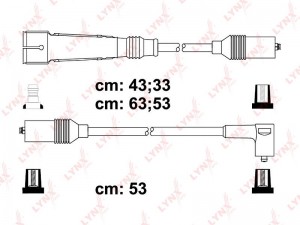 к-кт проводов высоковольтных!\ VW Golf II/Passat 1.6-1.8 84-97 SPC8022 LYNXAUTO