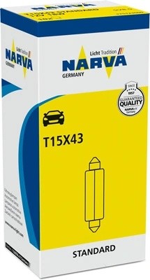 Лампа 12V C18W SV8.5 41мм Festoon NARVA 175123000 NARVA