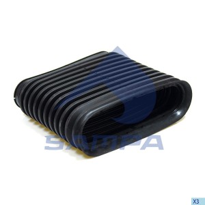 Патрубок VOLVO воздухозаборника (гофра до фильтра) SAMPA 030278 SAMPA