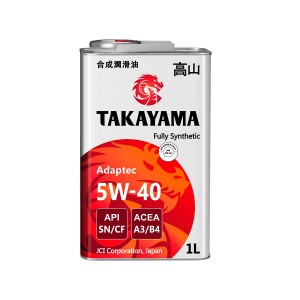 Масло моторное TAKAYAMA Adaptec SN/CF 5W40 синт.1л 605586 TAKAYAMA