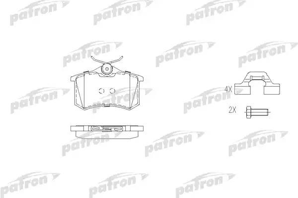 SEAT/ PEUGEOT/ VW 87.2x52x15ММ PBP541 PATRON