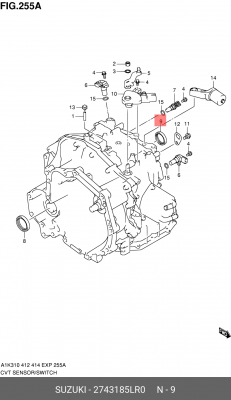 САЛЬНИК 27431850 27431-85LR0 SUZUKI