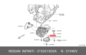 Кольцо уплотнительное NISSAN 31526-1XG0A 31526-1XG0A NISSAN