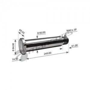 палец балансира! M42x3/60x242/257 SW 70\ BPW TRS4703 MANSONS