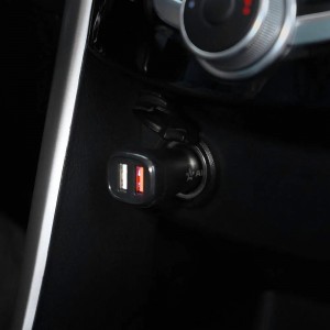 Адаптер автомобильный 2хUSB QC 3.0 + 2.1А 12/24В (AEAK015) AEAK015 AIRLINE
