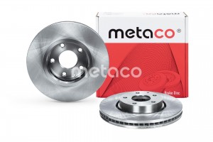 Диск тормозной передний вентилируемый 3050375 METACO