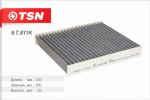 фильтр салона!угольныйKIA Soul 09> 97811K TSN