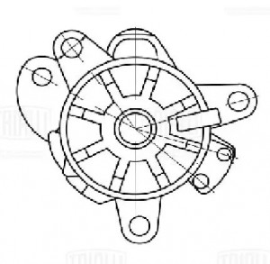 Натяжитель ремня (без ролика) Mercedes C W202 (93-) 1.8i/2.0i/2.3i [M111] (CM 53 CM5367 TRIALLI