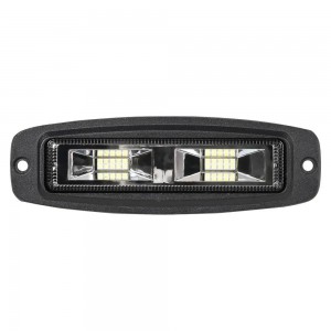 Фара светодиодная прямоугольная врезная 20LED, рассеянный свет, 10Вт, 186х60х36м ALED038 AIRLINE