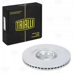 Диск торм. Audi A8 (98-) перед. d=323 (окраш.) (DF 084517) DF 084517 TRIALLI