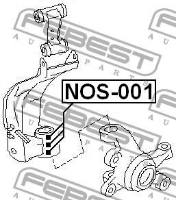 NISSAN PRIMERA P10/P11 NOS-001 FEBEST
